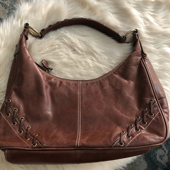 Wilsons Leather Handbags - Wilson’s leather brown hobo style shoulder bag
